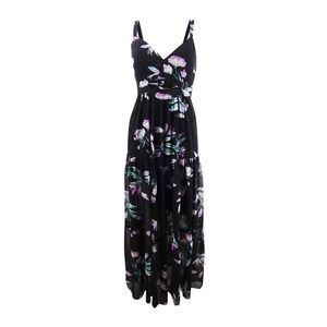 Rachel Rachel Roy Women's Printed Cutout Maxi Dress - Black Combo